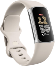 a fitbit charge 6 on a white background