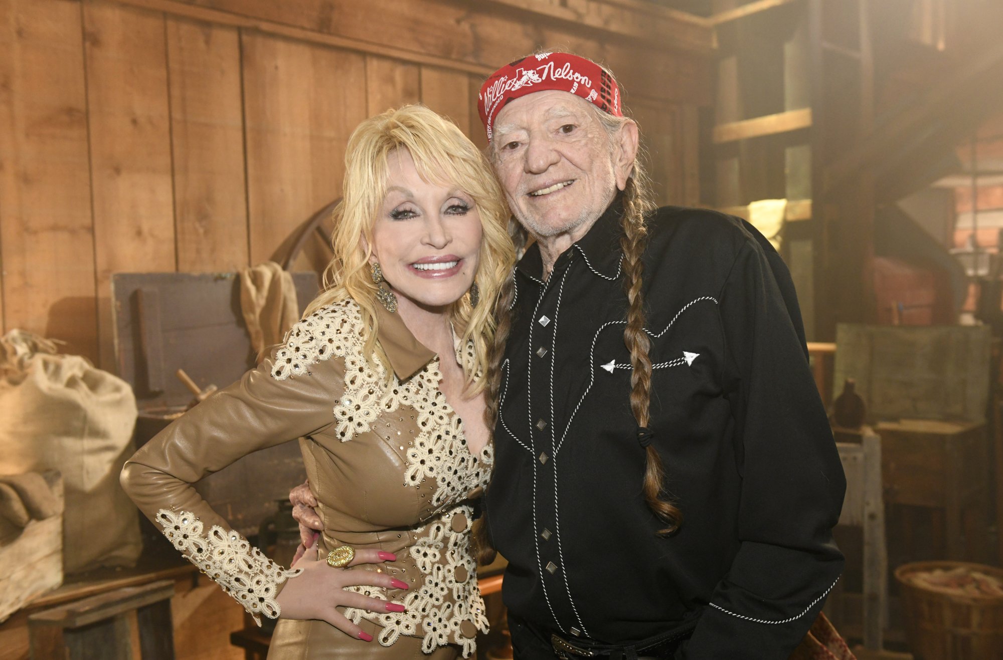 Dolly Parton and Willie Nelson together